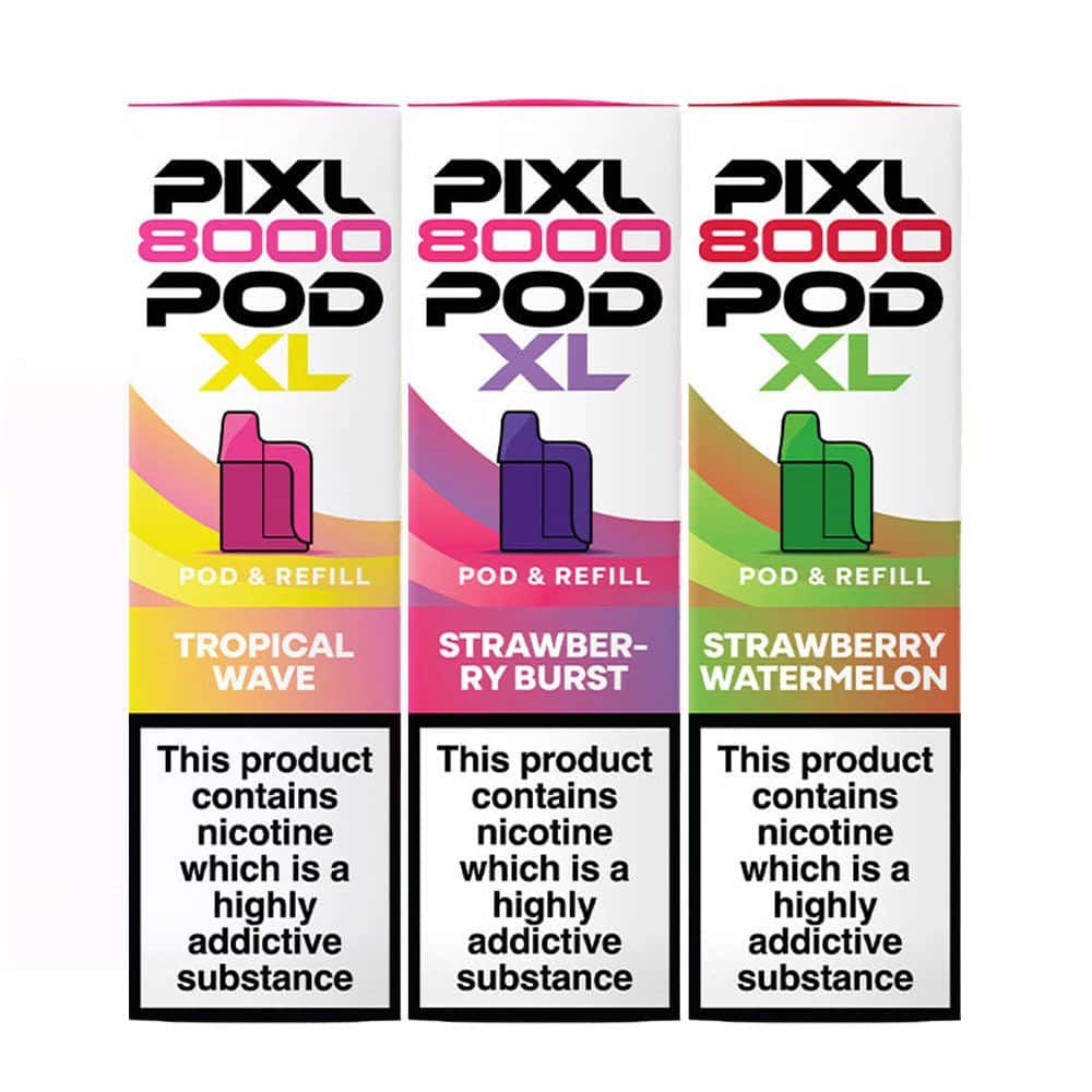 Pixl 8000 Prefilled Pod & Refill Pack