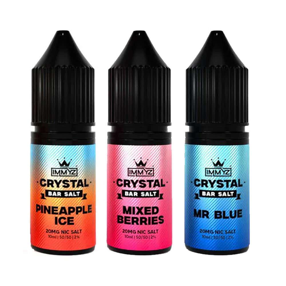 IMMYZ Crystal Bar Nic Salt 10ml E-liquid Pack of 10