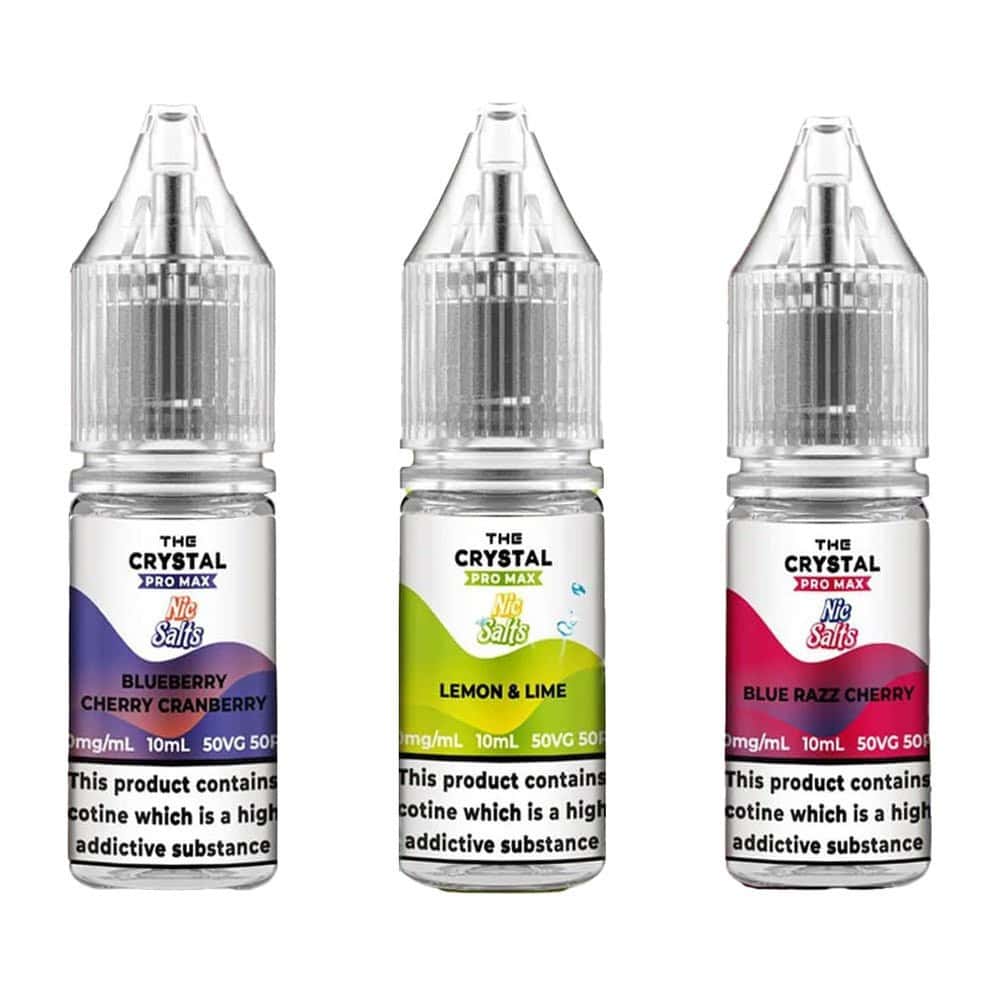 The Crystal Pro Max Nic Salt 10ml E Liquid Box of 10