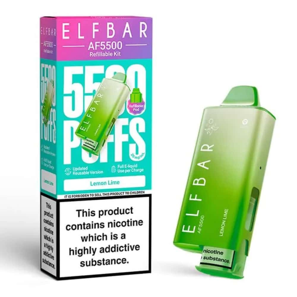 Elf Bar AF5500 Prefilled Vape Kit Box of 5