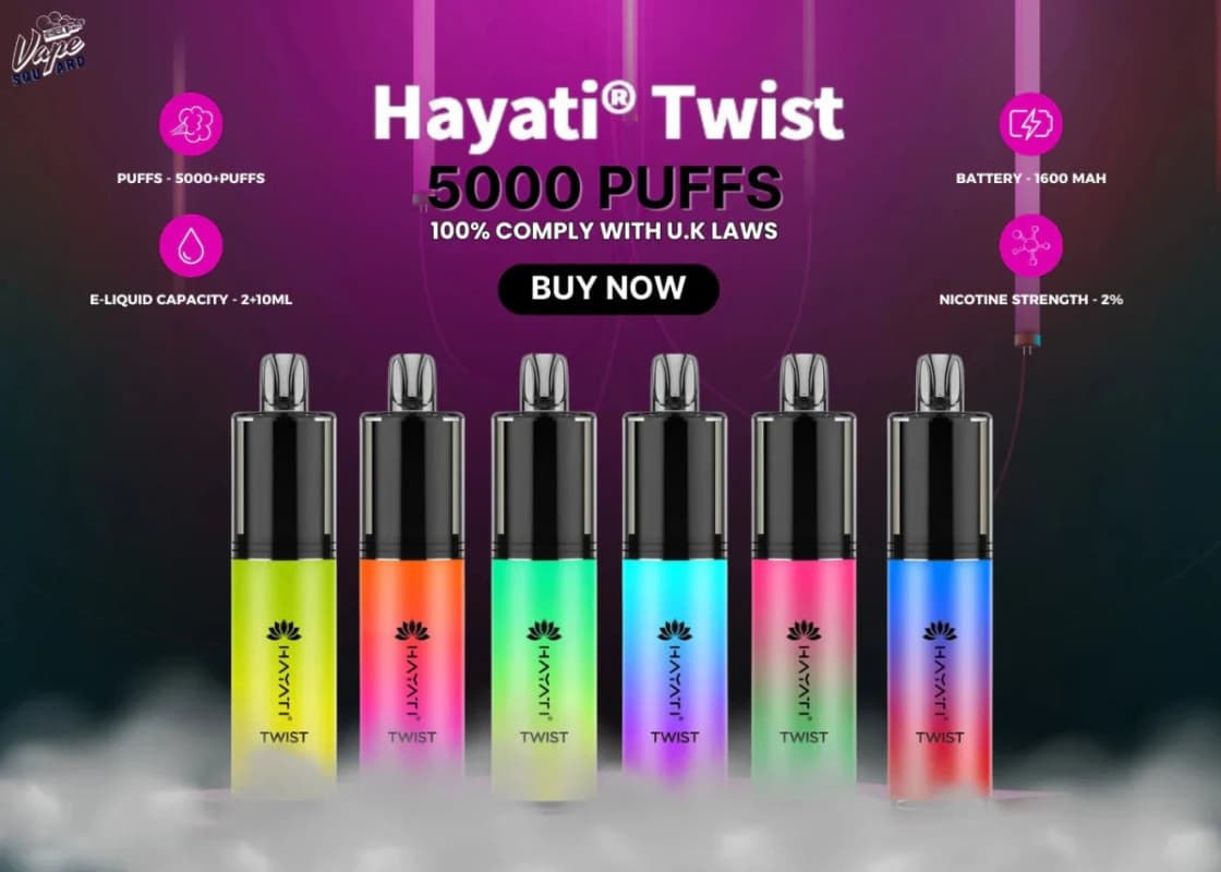 Hayati Twist: 5000 Puffs of Unmatched Flavor and Convenience