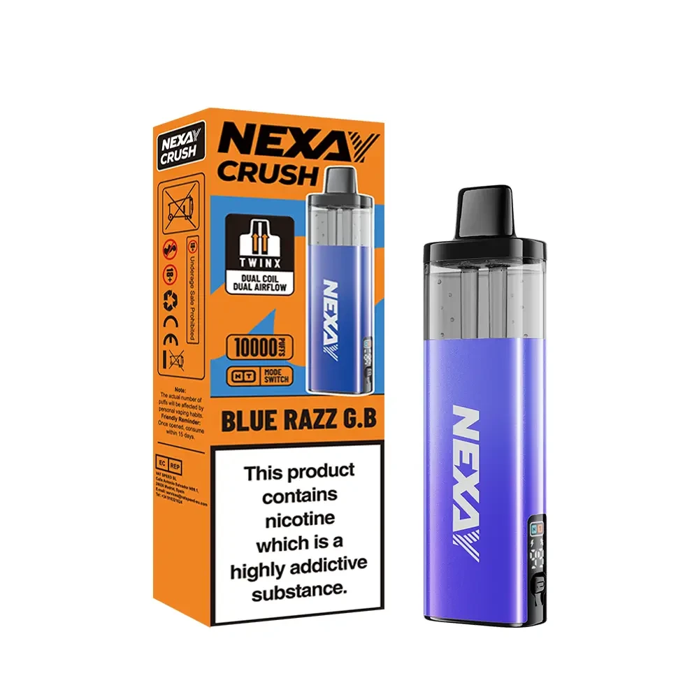 Nexay Crush 10k Pod Vape Kit Box of 5