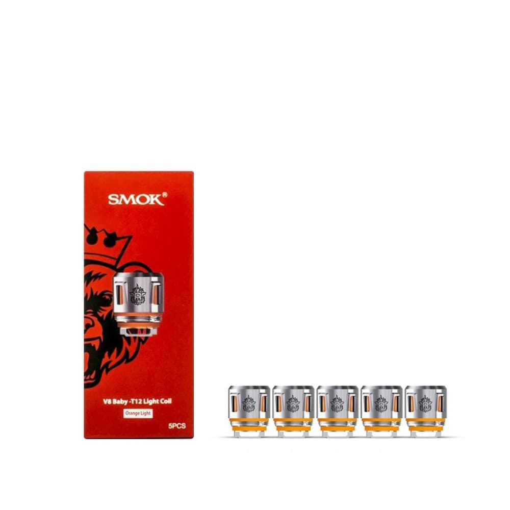 Smok V8 Baby - T12 Light Coil 0.15 ohm Coil - (5pack)