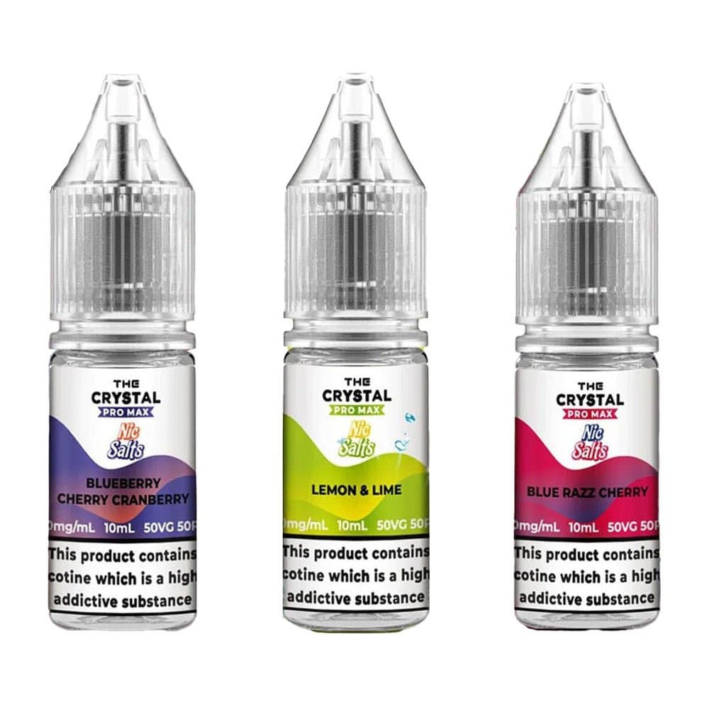 The Crystal Pro Max Nic Salt 10ml E Liquid Box of 10