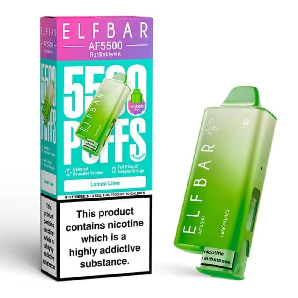 Elf Bar AF5500 Prefilled Vape Kit Box of 5