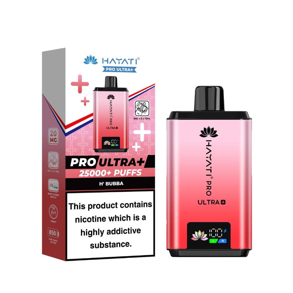  H'Bubba Hayati Pro Ultra Plus 25k Vape Kit Box of 5