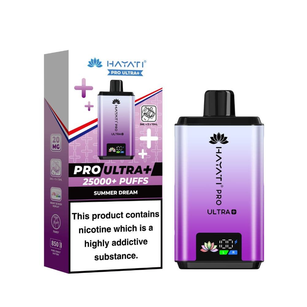  Summer Dream Hayati Pro Ultra Plus 25k Vape Kit Box of 5