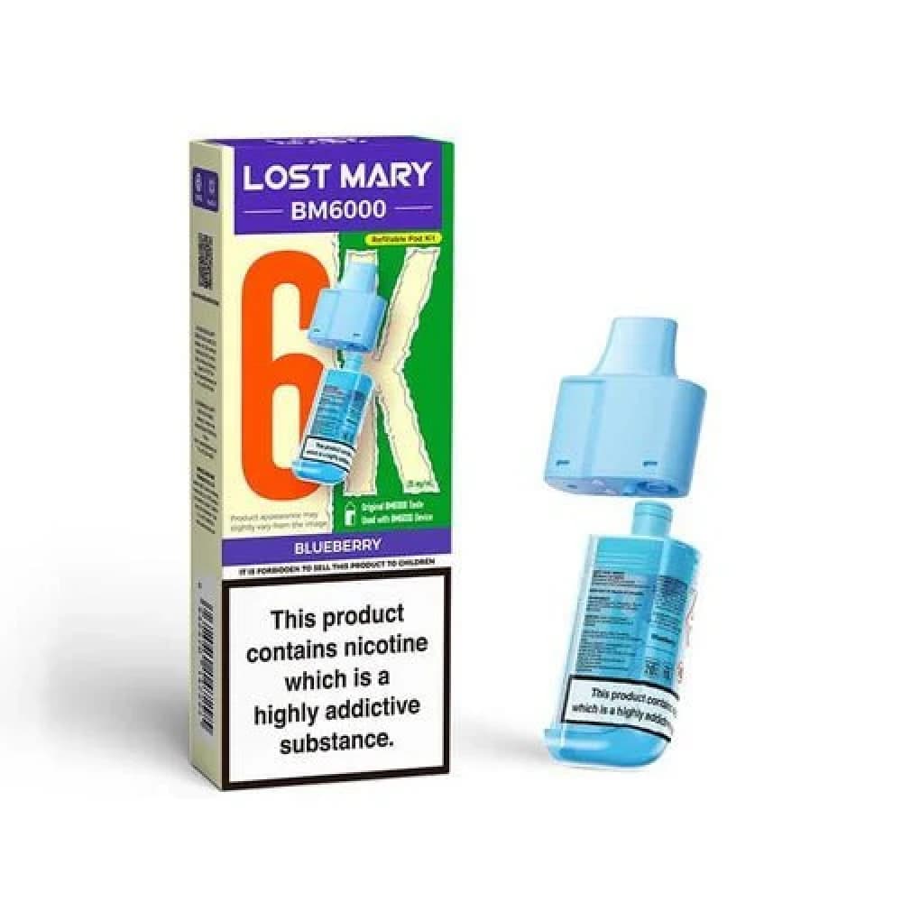  Blueberry Lost Mary Bm6000 Pods Pack of 5