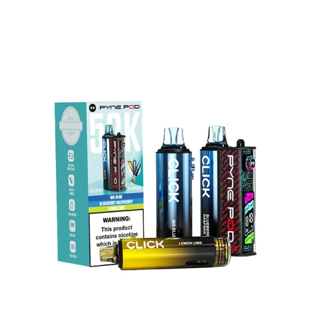  Classic Edition Pyne Pod Click 50k Vape Kit Box of 5