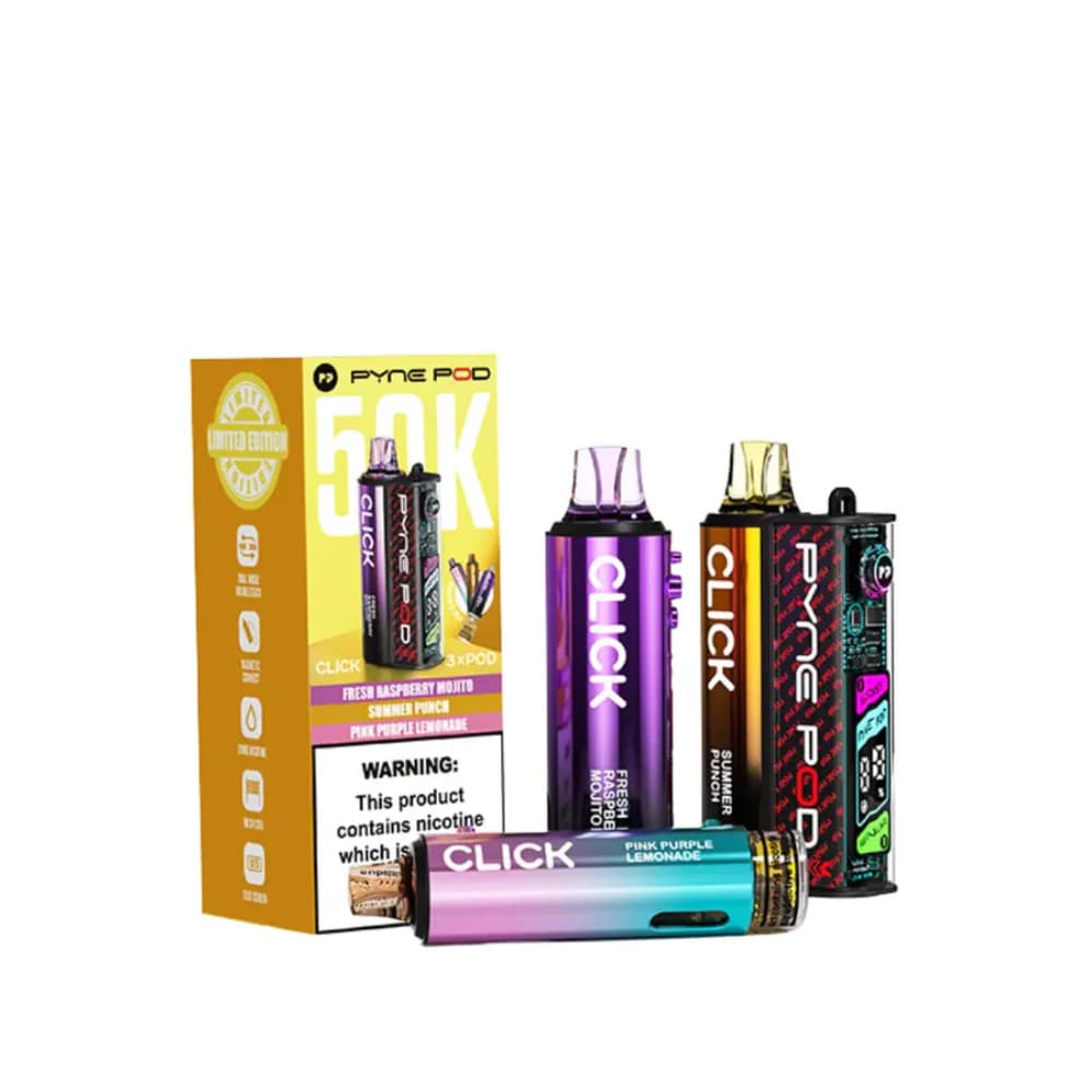  Drinks Edition Pyne Pod Click 50k Vape Kit Box of 5