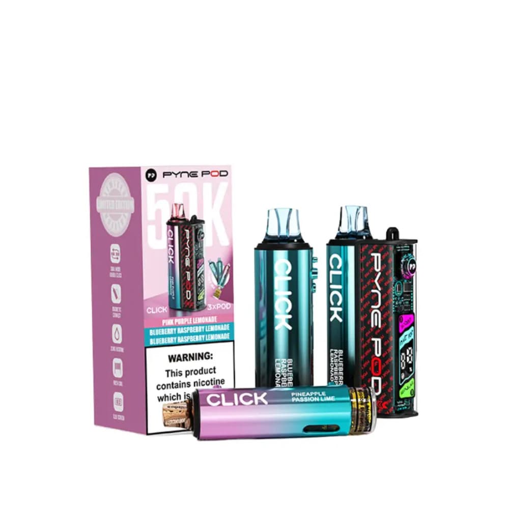  Lemonade Edition Pyne Pod Click 50k Vape Kit Box of 5
