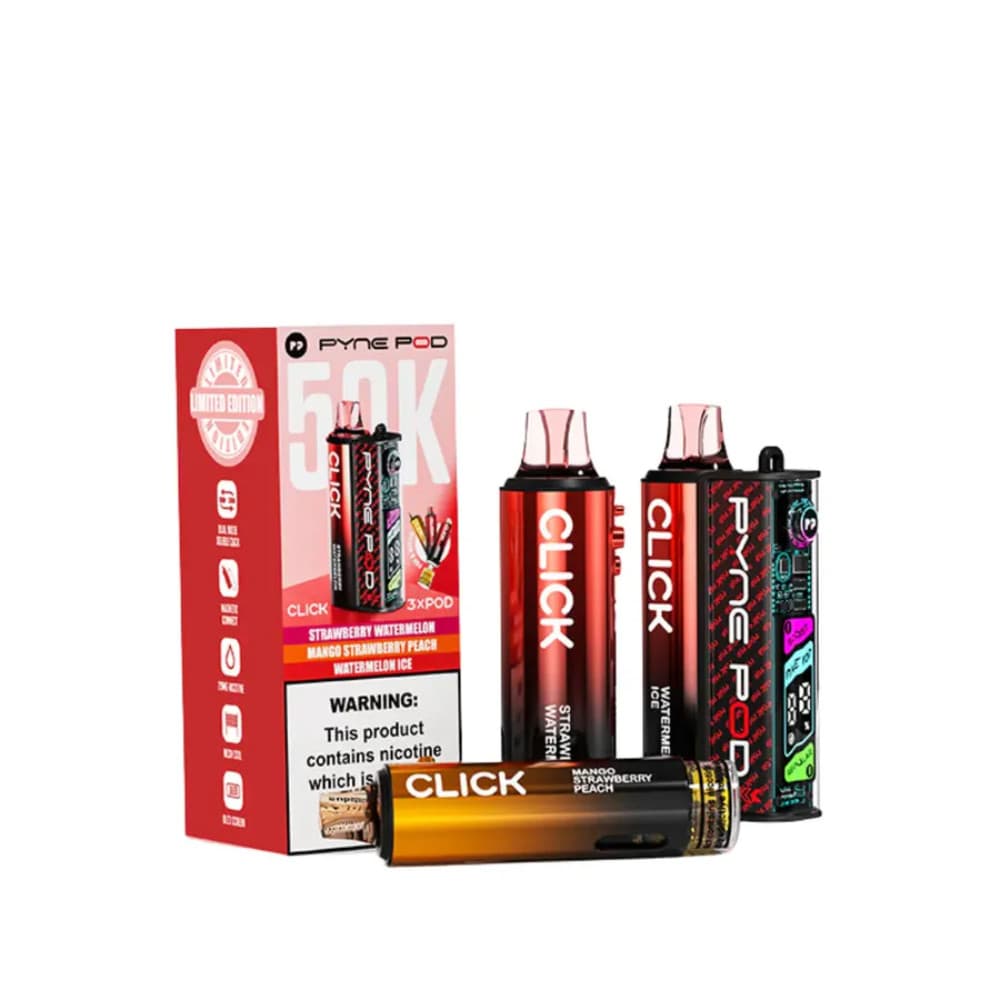  Red Edition Pyne Pod Click 50k Vape Kit Box of 5