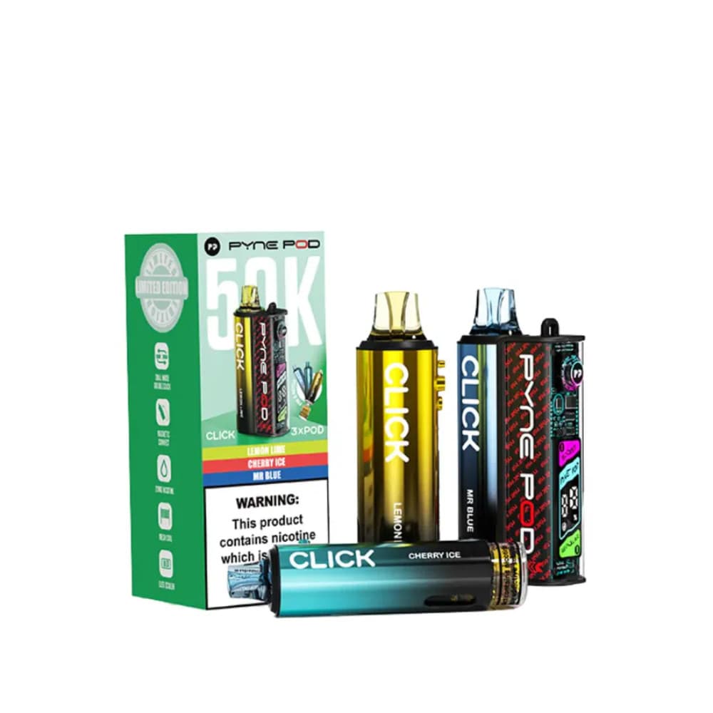  Special Edition Pyne Pod Click 50k Vape Kit Box of 5
