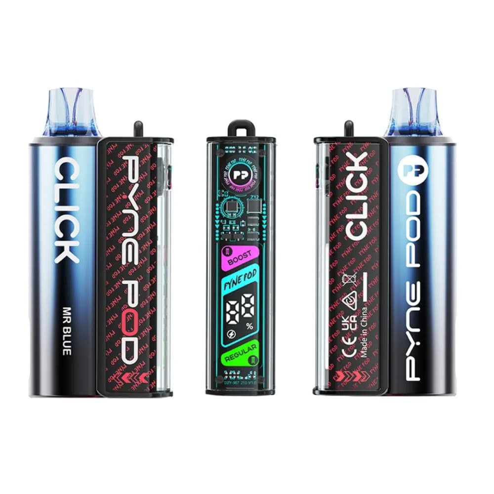  Mr Blue Pyne Pod Click 10k Vape Kit Box of 5