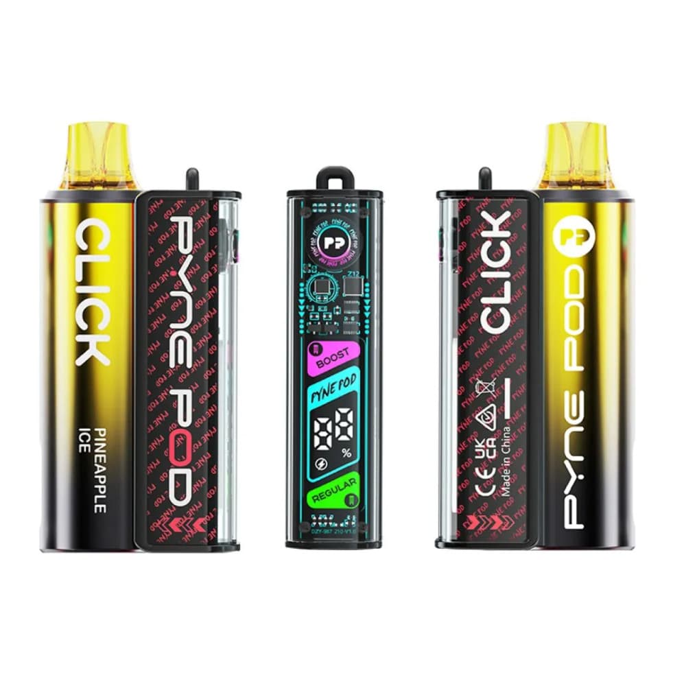 Pineapple Ice Pyne Pod Click 10k Vape Kit Box of 5
