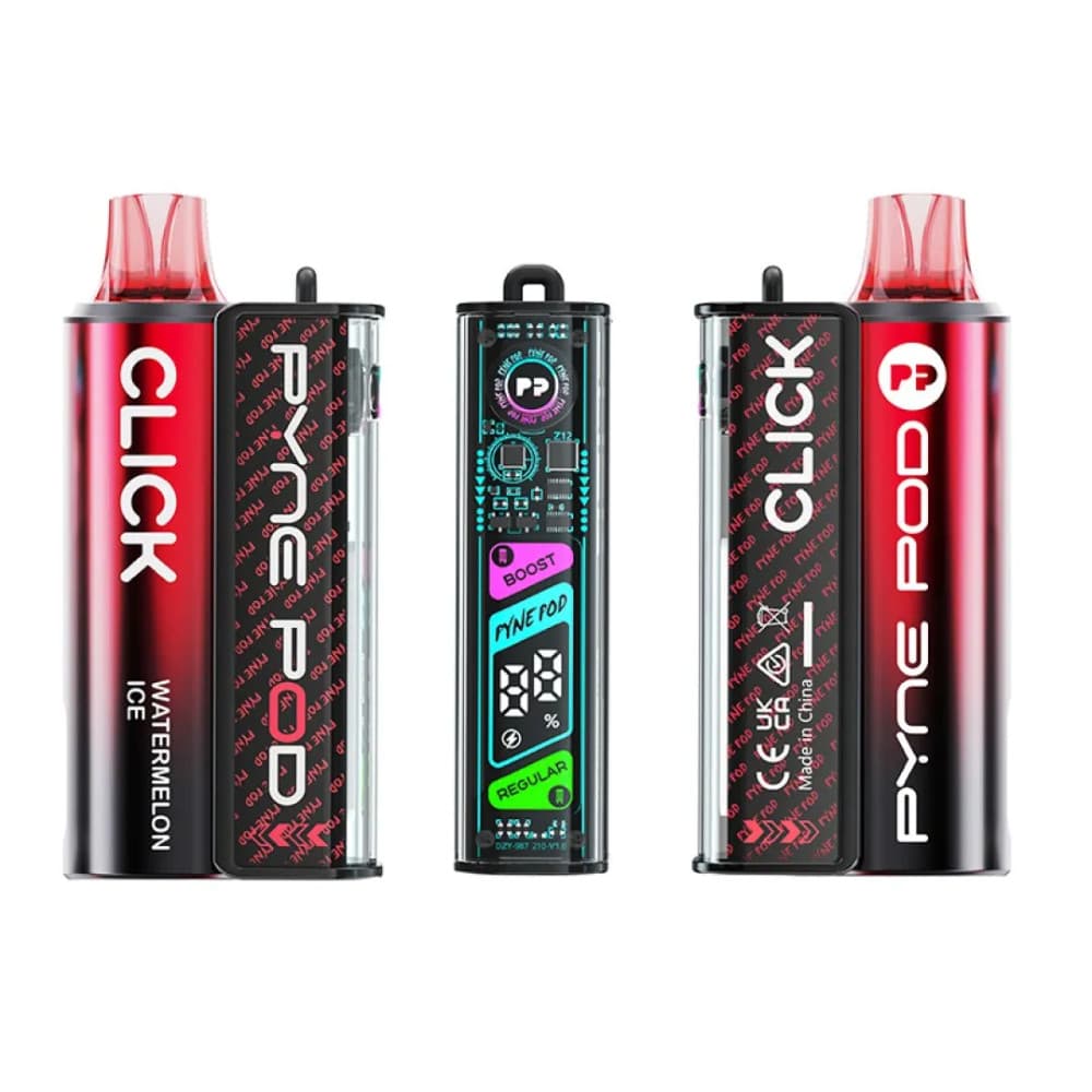  Watermelon Ice Pyne Pod Click 10k Vape Kit Box of 5