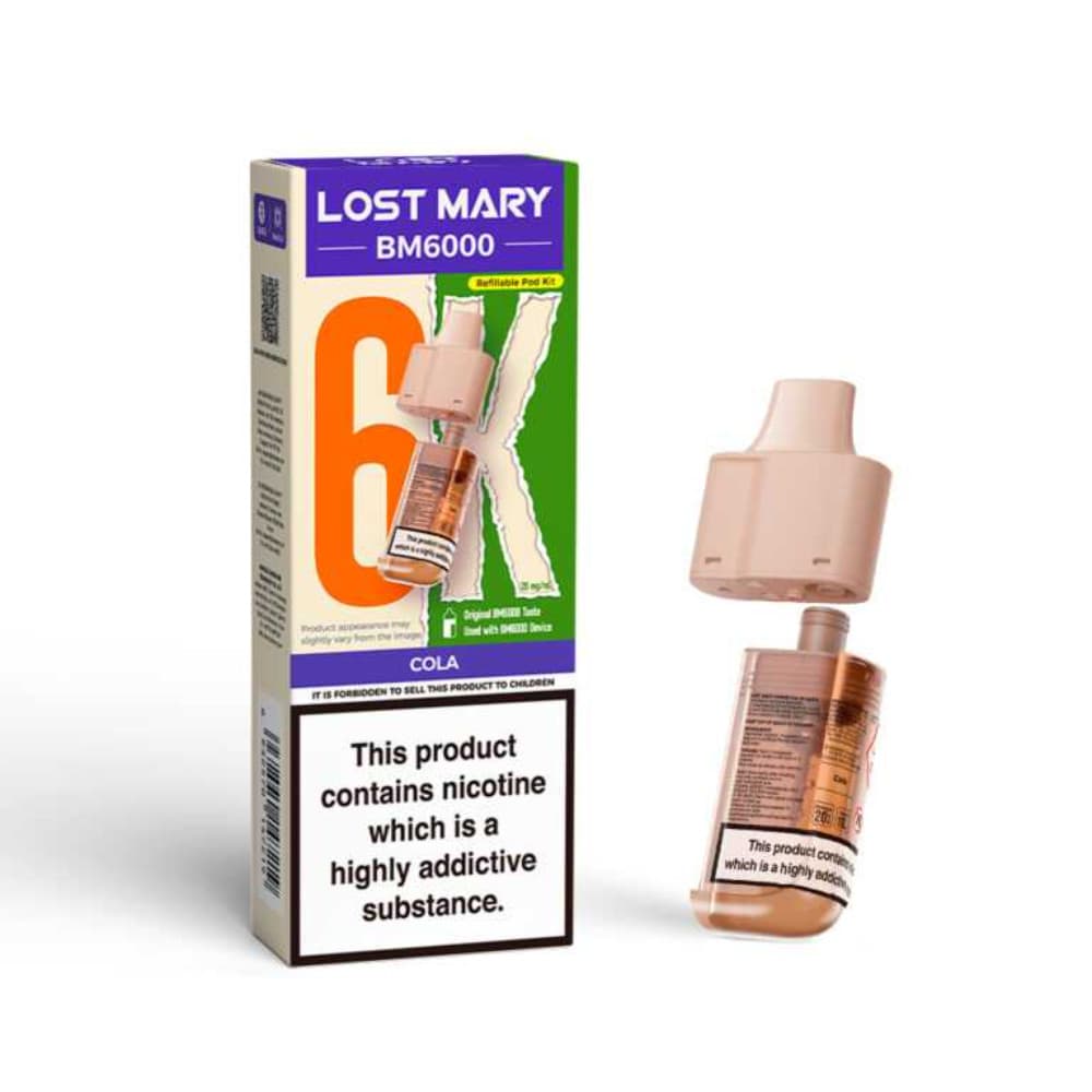  Cola Lost Mary Bm6000 Pods Pack of 5
