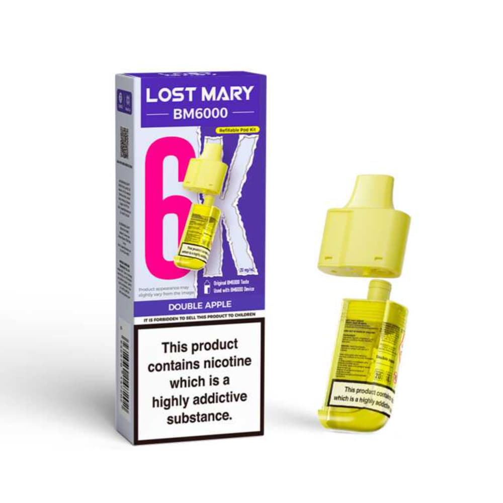  Double Apple Lost Mary Bm6000 Pods Pack of 5