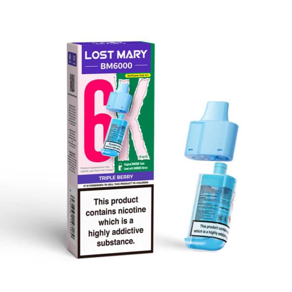  Triple Berry Lost Mary Bm6000 Pods Pack of 5