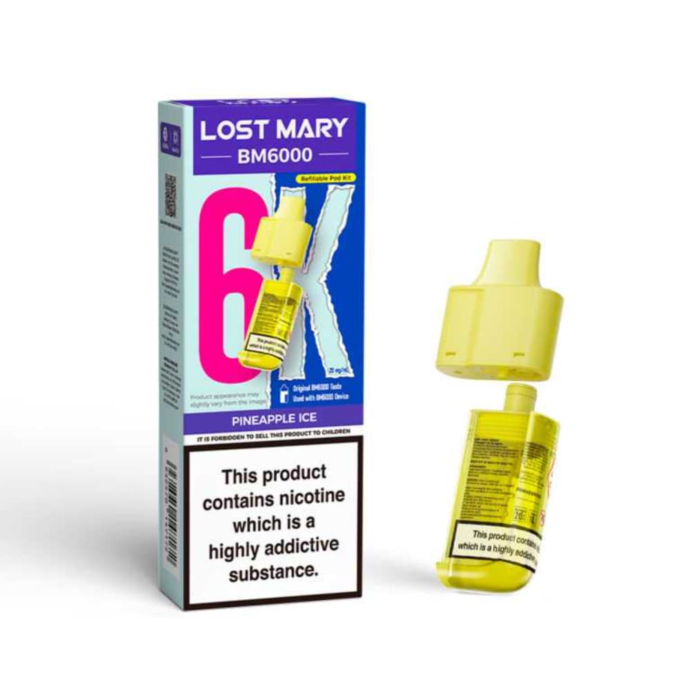  Pineapple Ice Lost Mary Bm6000 Pods Pack of 5