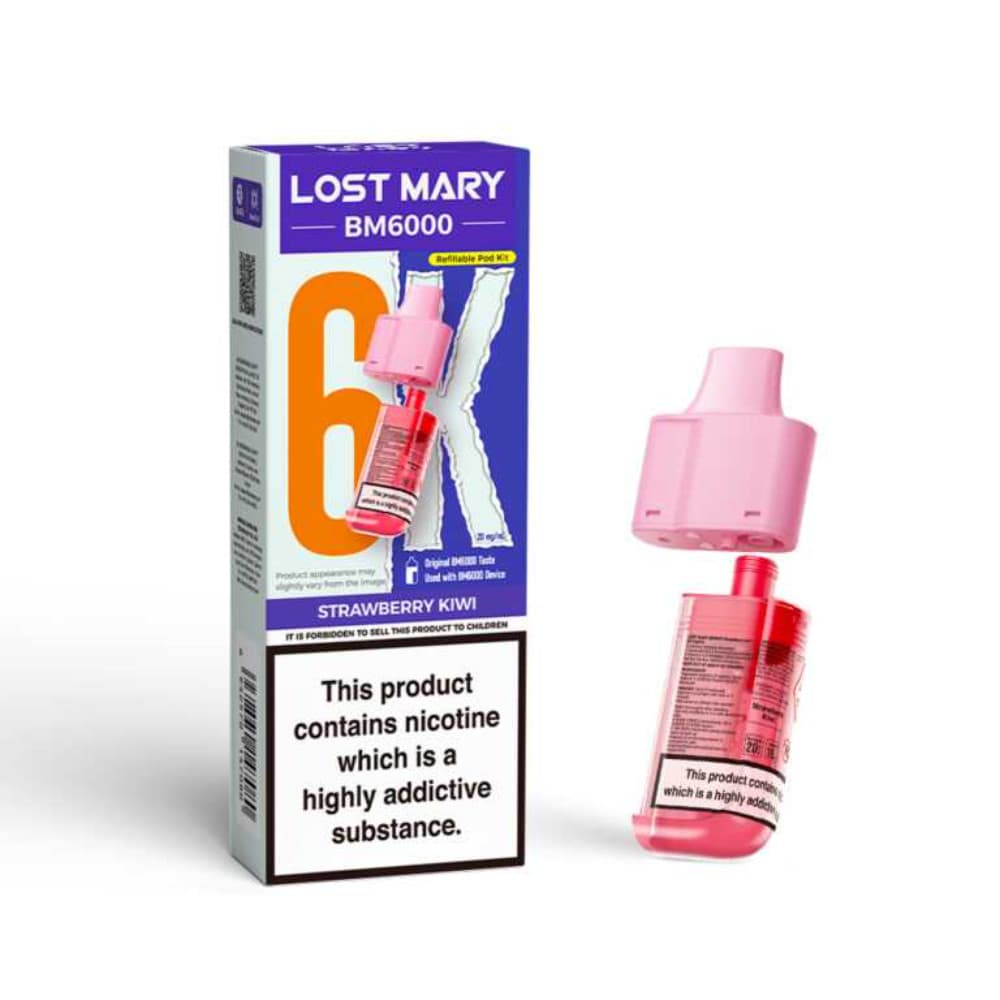  Strawberry Kiwi Lost Mary Bm6000 Pods Pack of 5