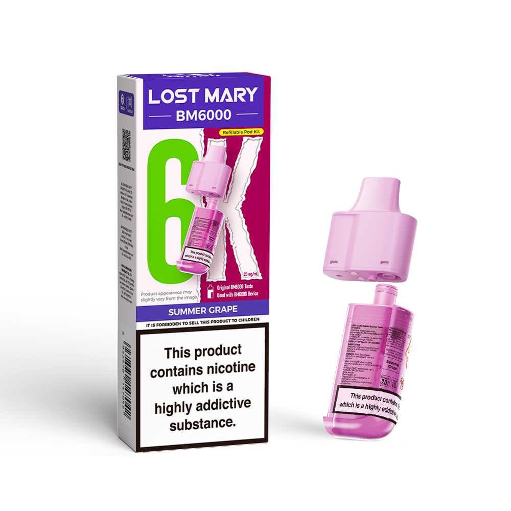  Summer Grape Lost Mary Bm6000 Pods Pack of 5