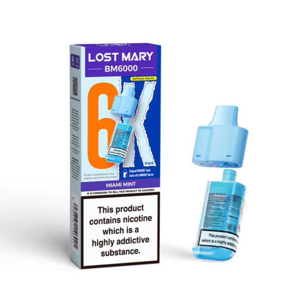  Miami Mint Lost Mary Bm6000 Pods Pack of 5
