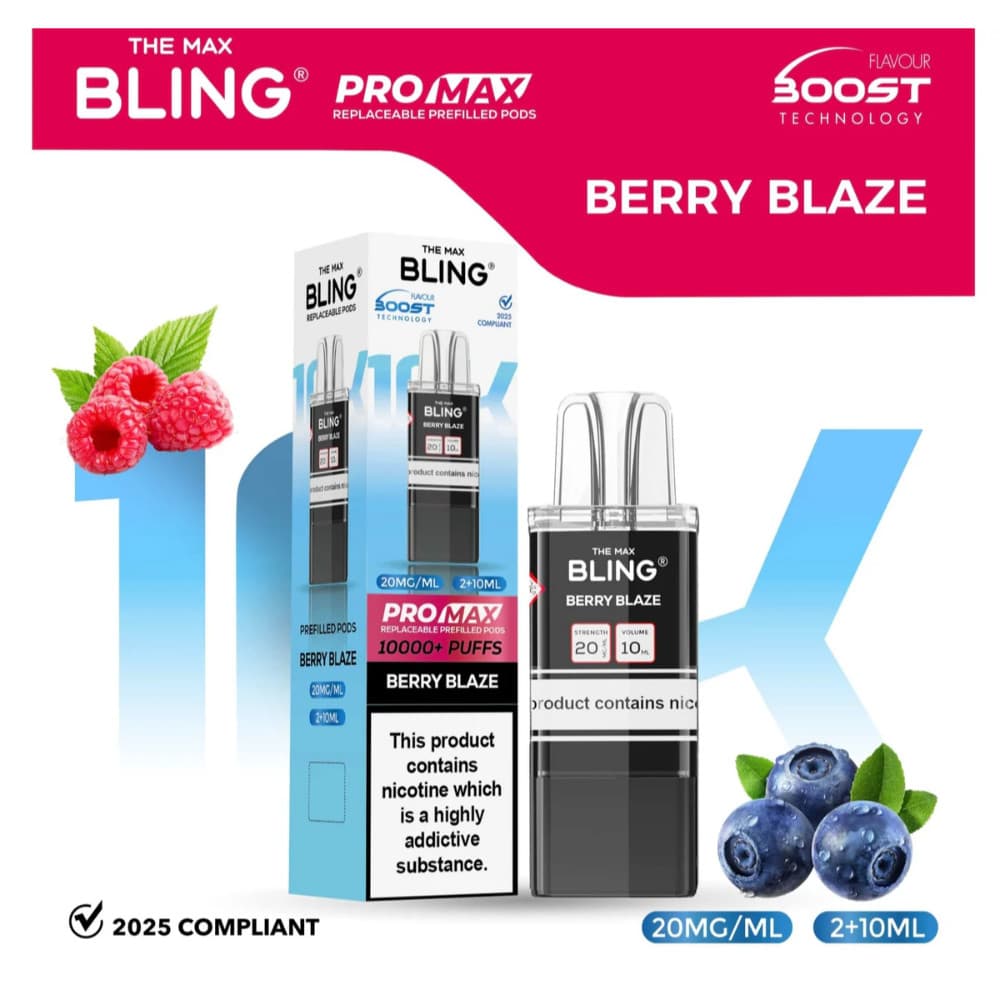  Berry Blaze The Crystal Bling Pro Max 10k Pods Pack of 5