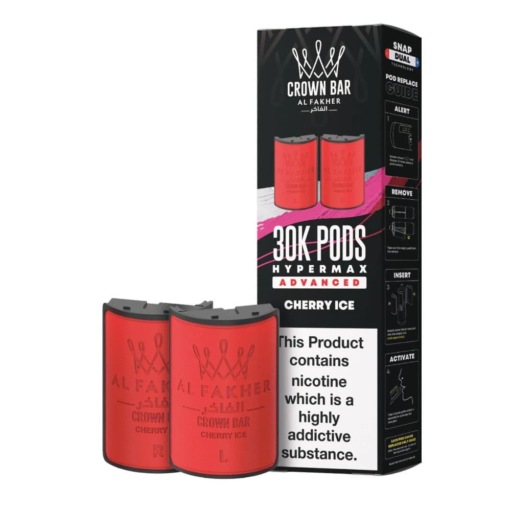  Cherry Ice Al Fakher 30k Hypermax Pods Pack of 5