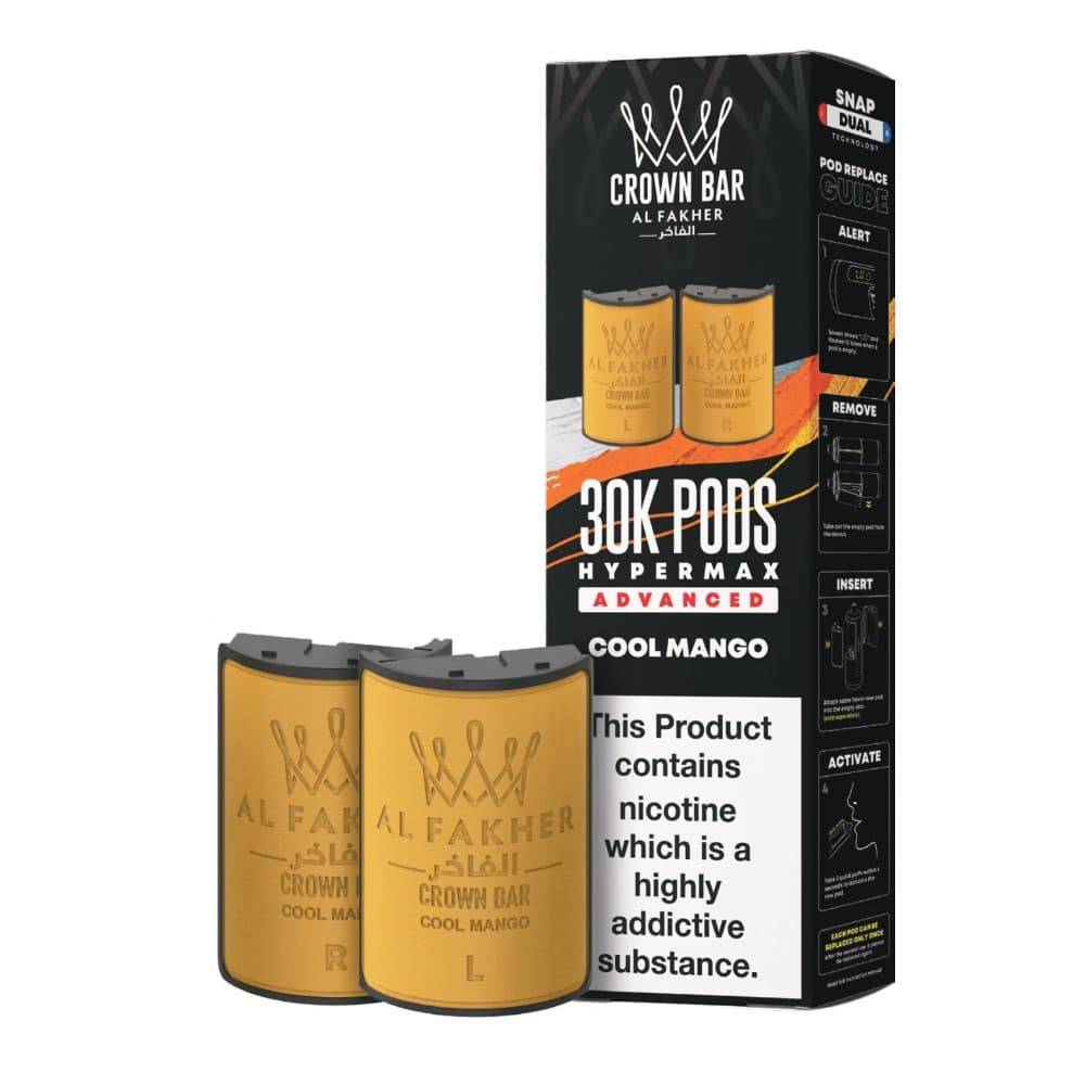  Cool Mango Al Fakher 30k Hypermax Pods Pack of 5