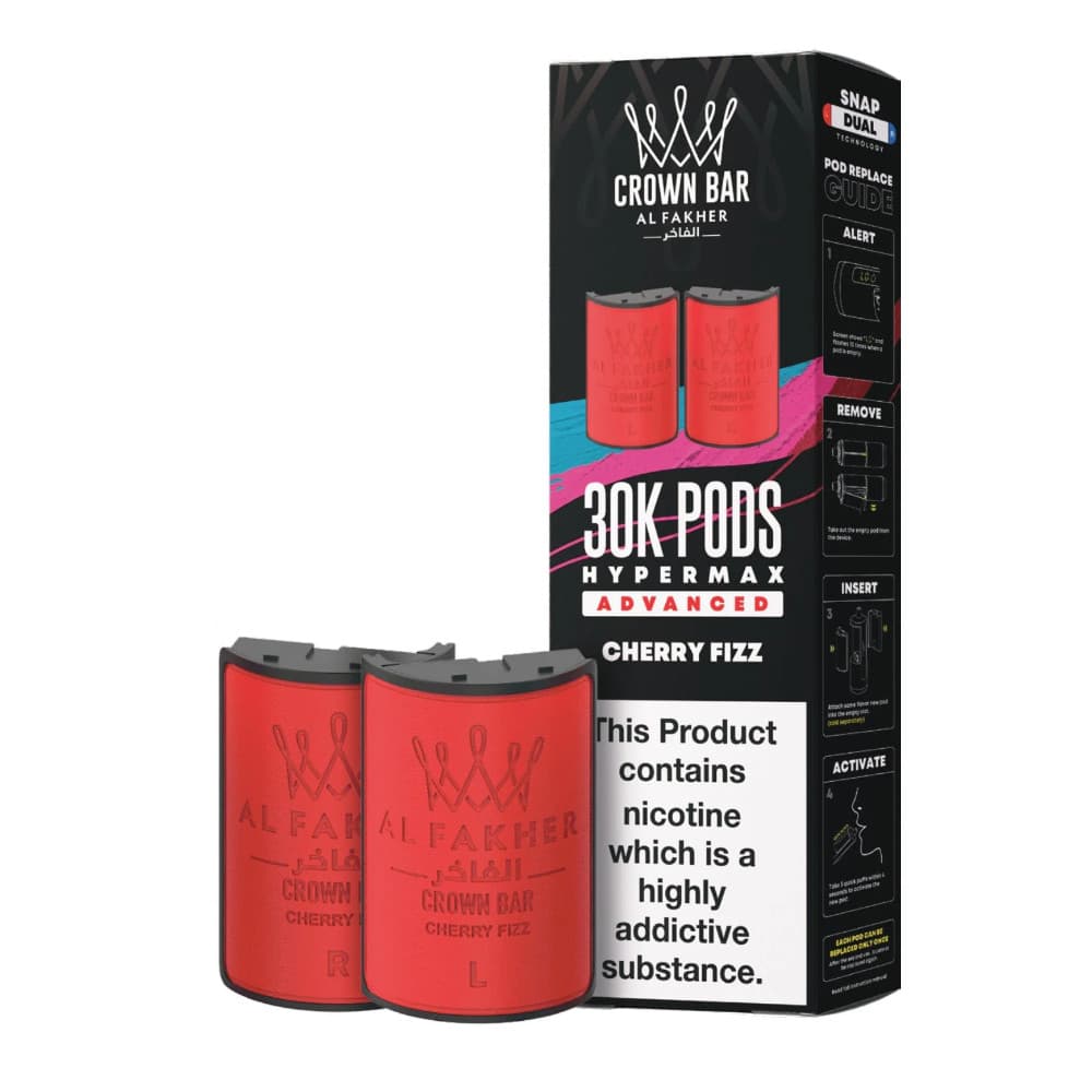  Cherry Fizz Al Fakher 30k Hypermax Pods Pack of 5