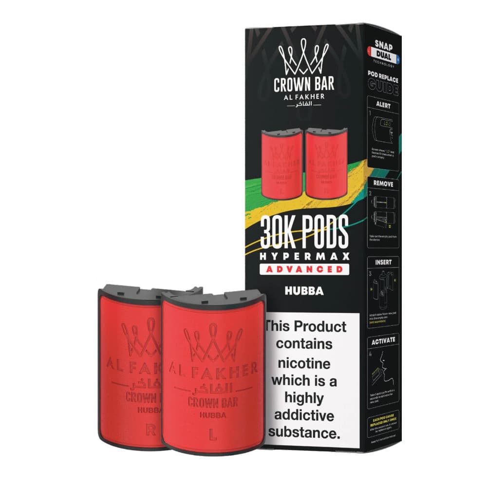  Hubba Al Fakher 30k Hypermax Pods Pack of 5
