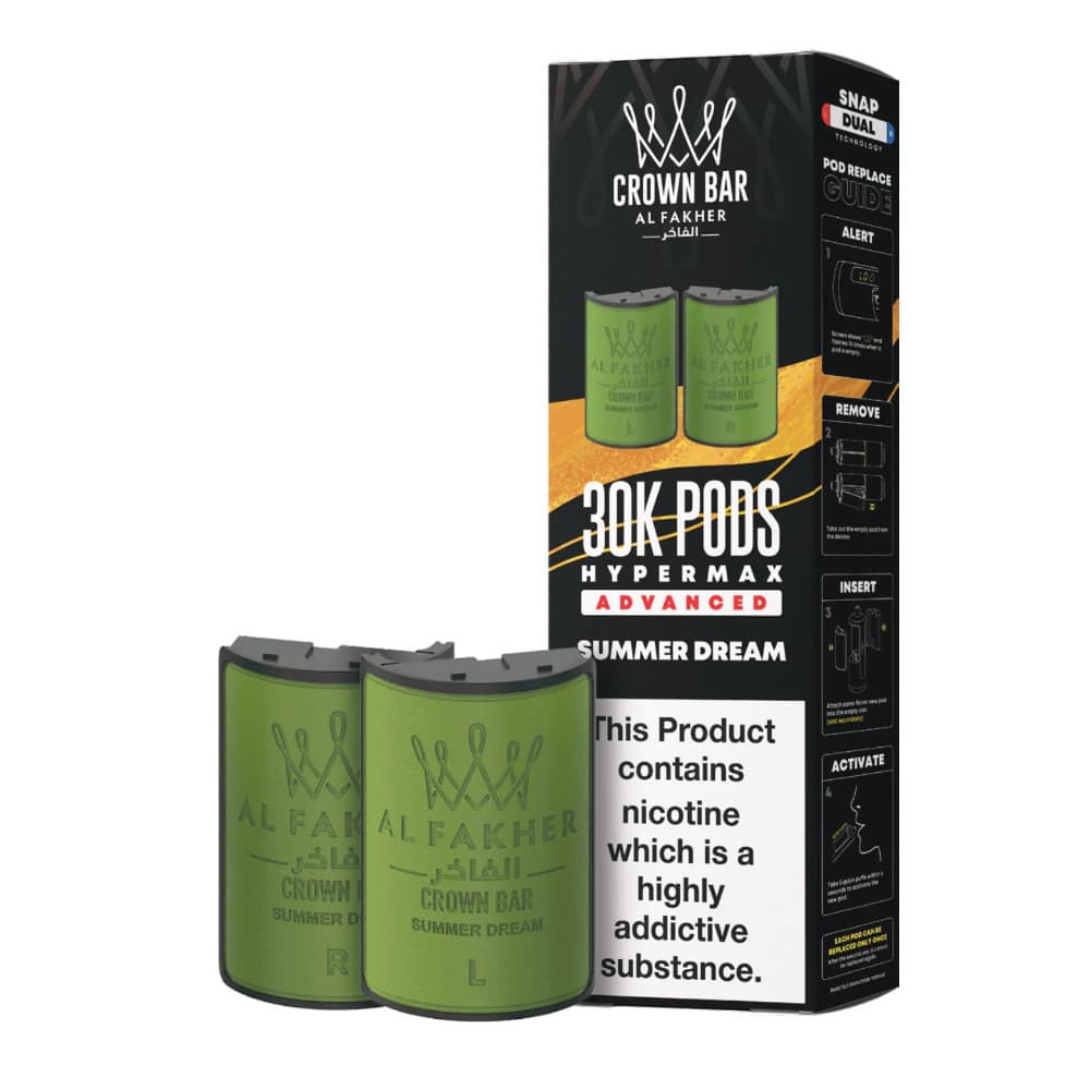  Summer Dream Al Fakher 30k Hypermax Pods Pack of 5
