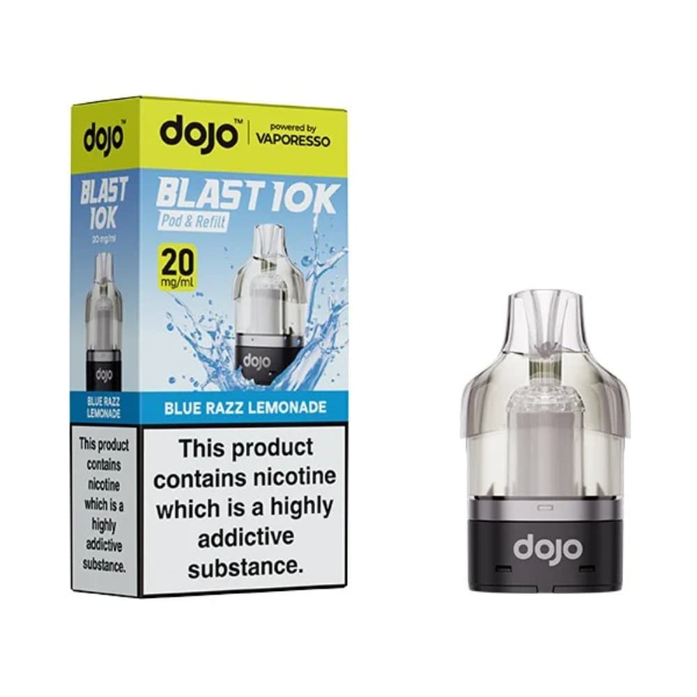  Blue Razz Lemonade Vaporesso Dojo Blast 10K Pods Pack of 5