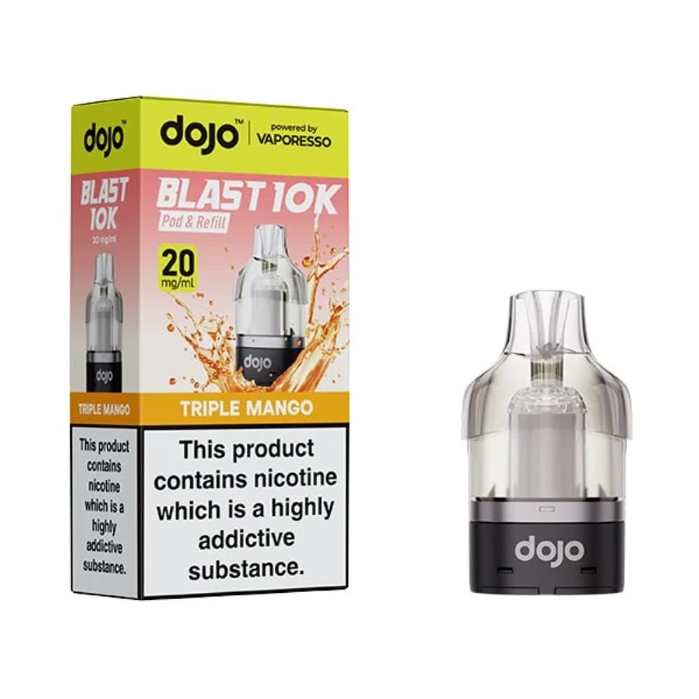  Triple Mango Vaporesso Dojo Blast 10K Pods Pack of 5