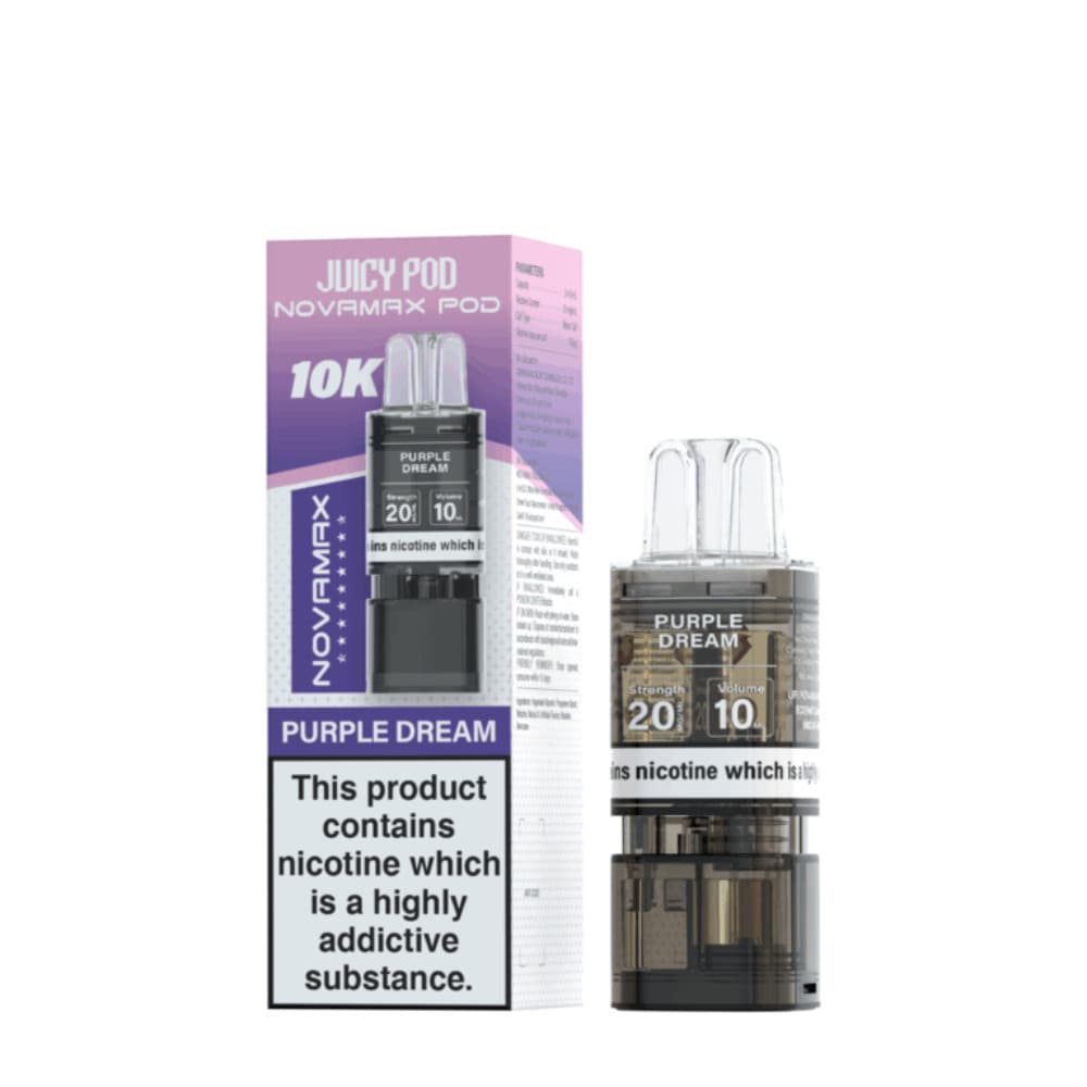  Purple Dream Juicy Pod Novamax 10K Pods Pack of 10