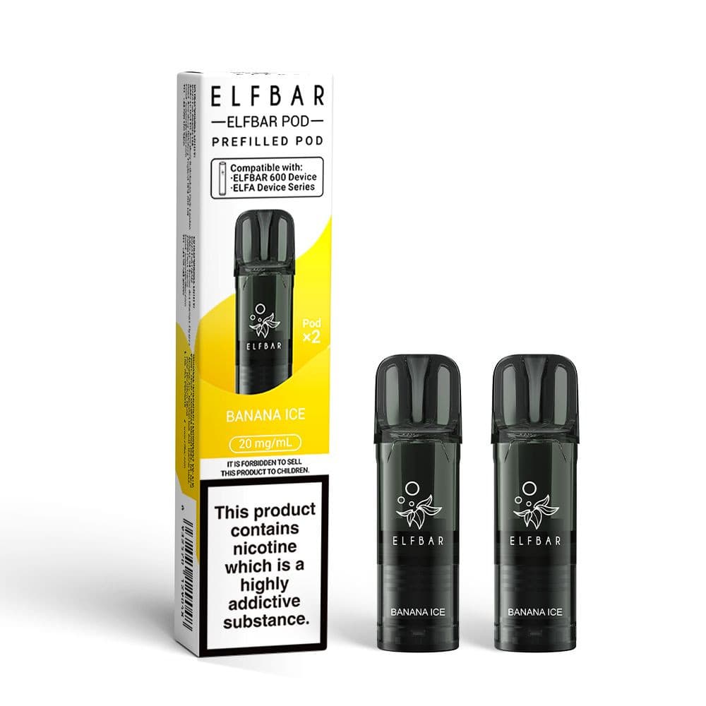  Banana Ice Elf Bar 600 Pods Pack of 10