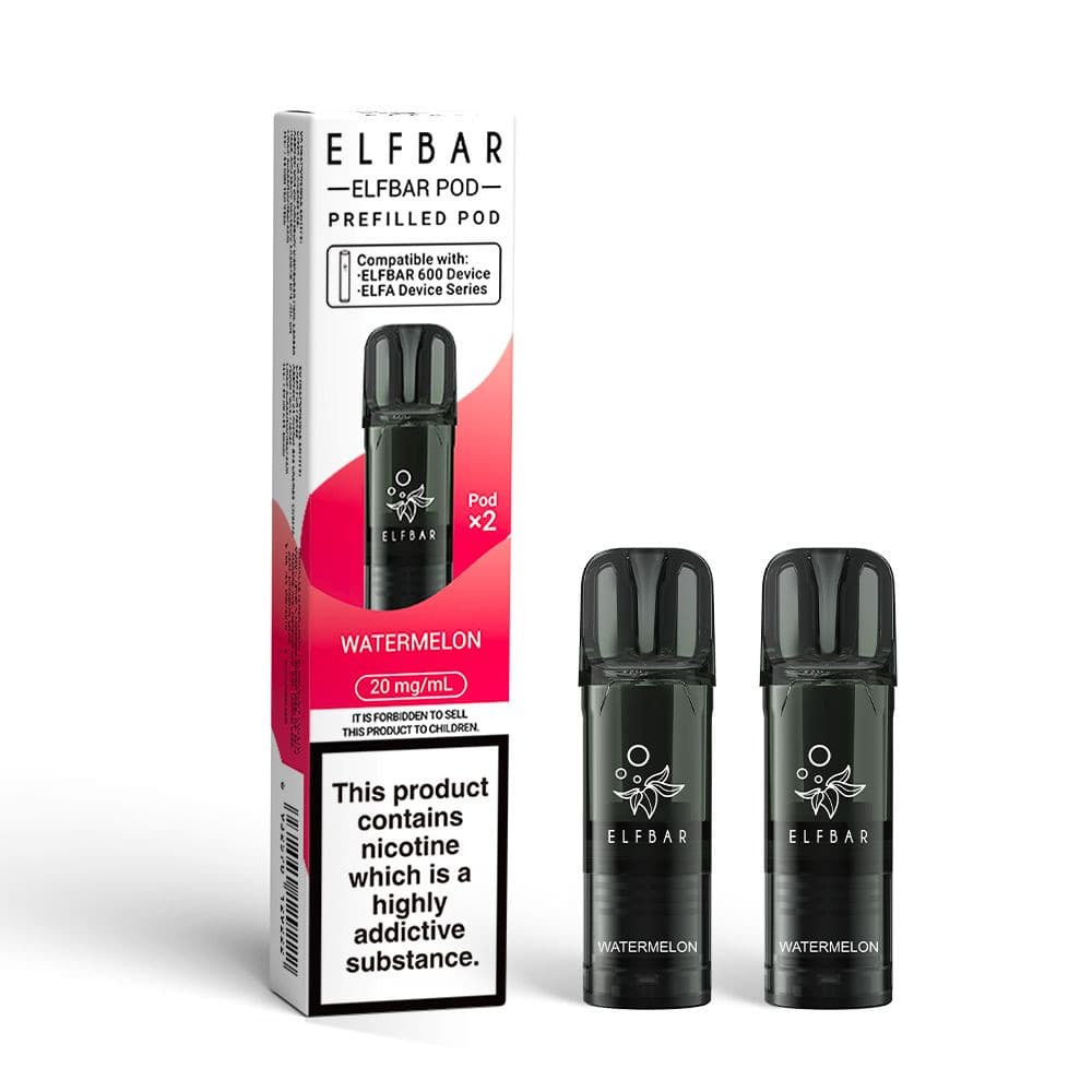  Watermelon Elf Bar 600 Pods Pack of 10