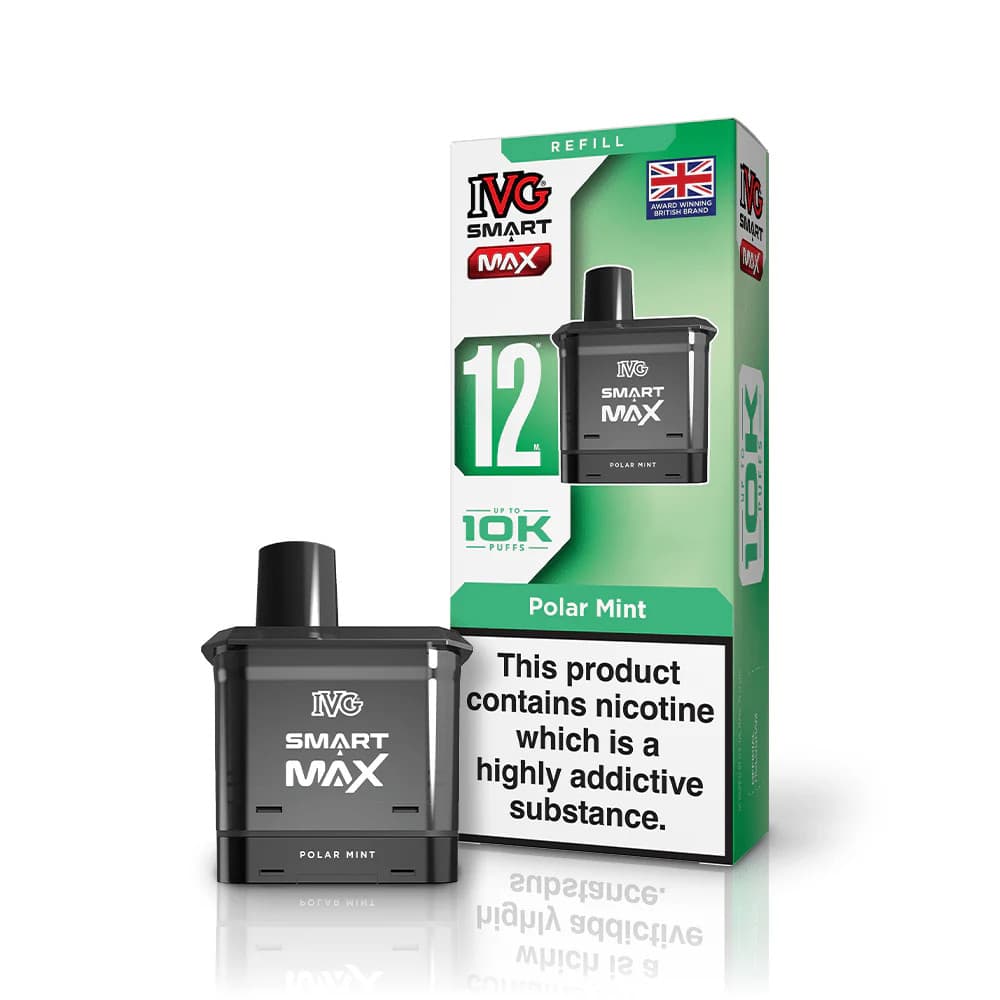  Polar Mint IVG Smart Max 10k Refill Pods Pack of 5