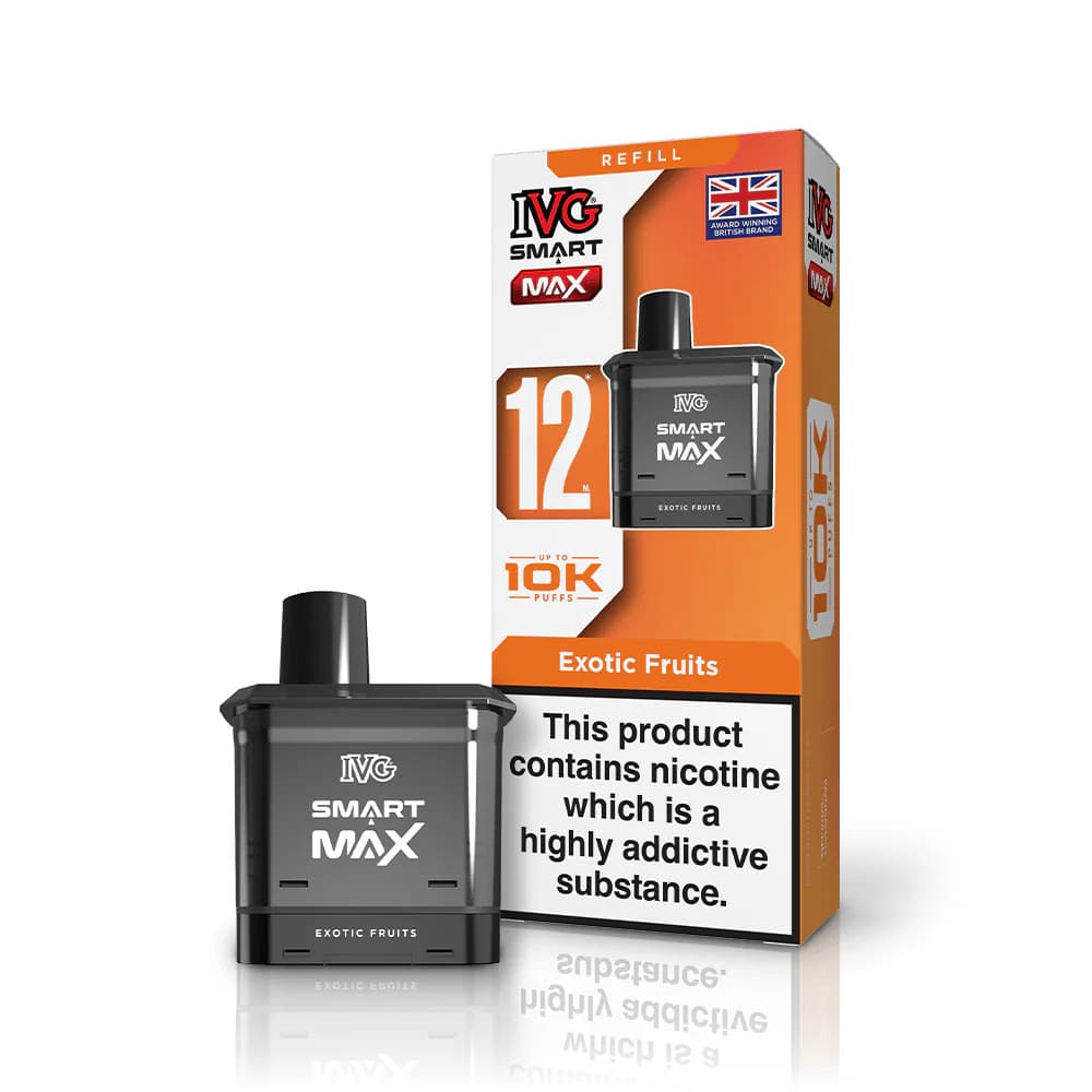  Exotic Fruits IVG Smart Max 10k Refill Pods Pack of 5