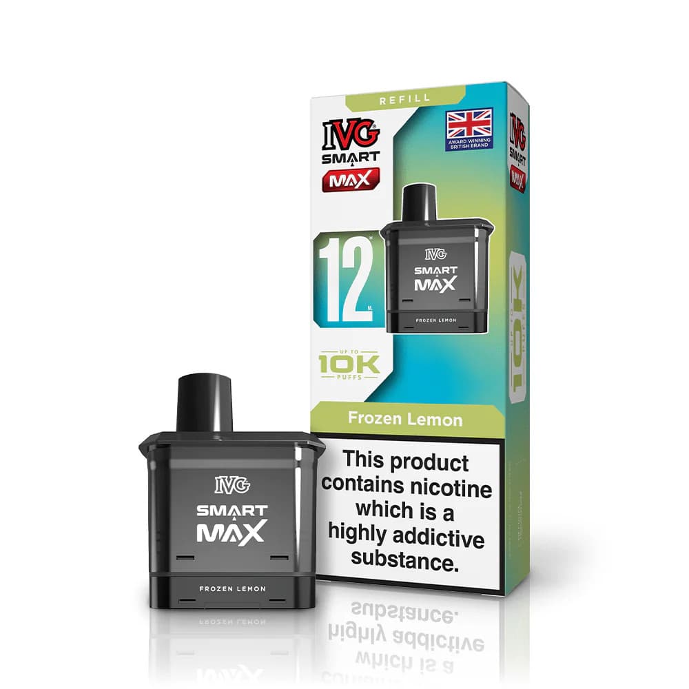  Frozen Lemon IVG Smart Max 10k Refill Pods Pack of 5