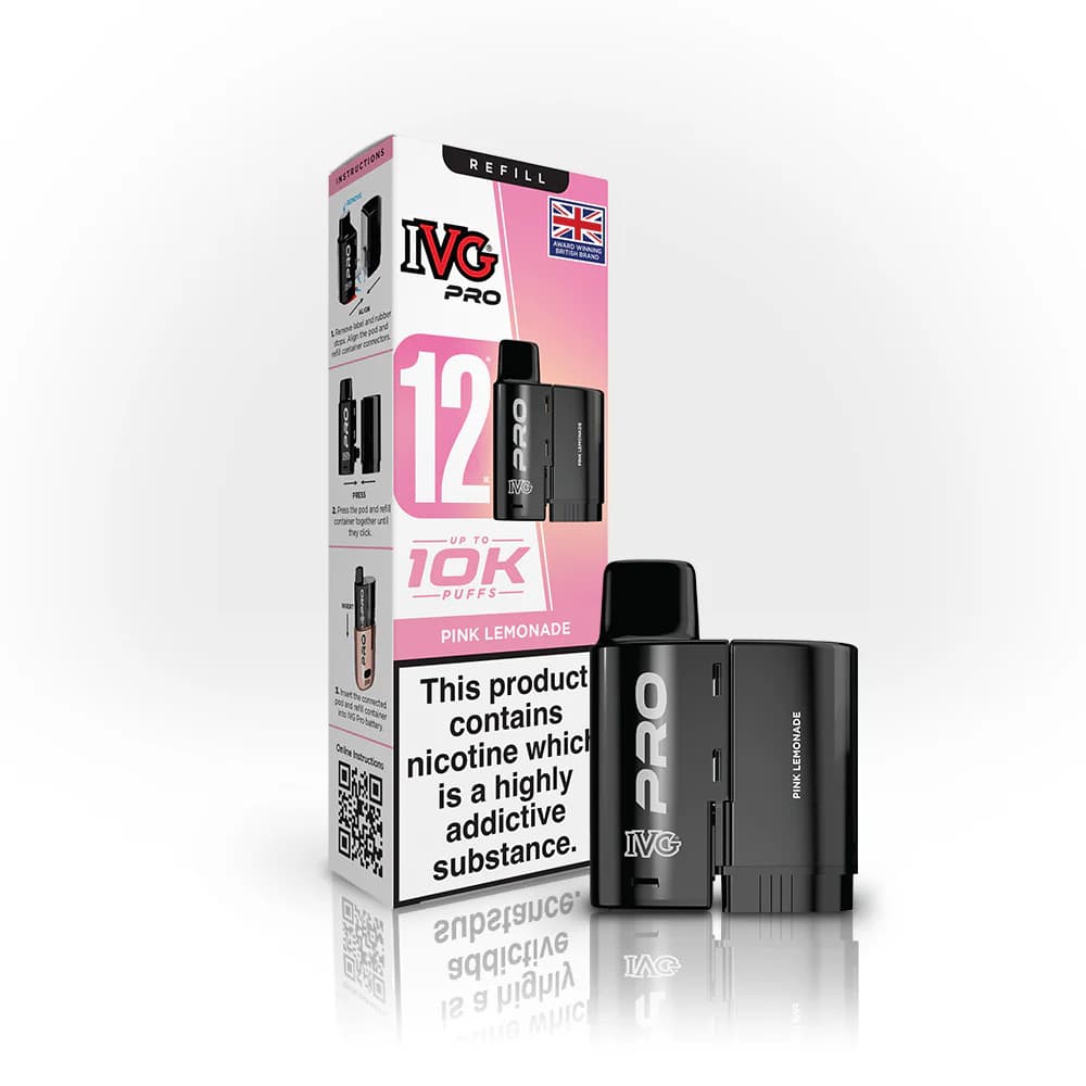  Pink Lemonade IVG Pro 12 Refill Pods Pack of 5