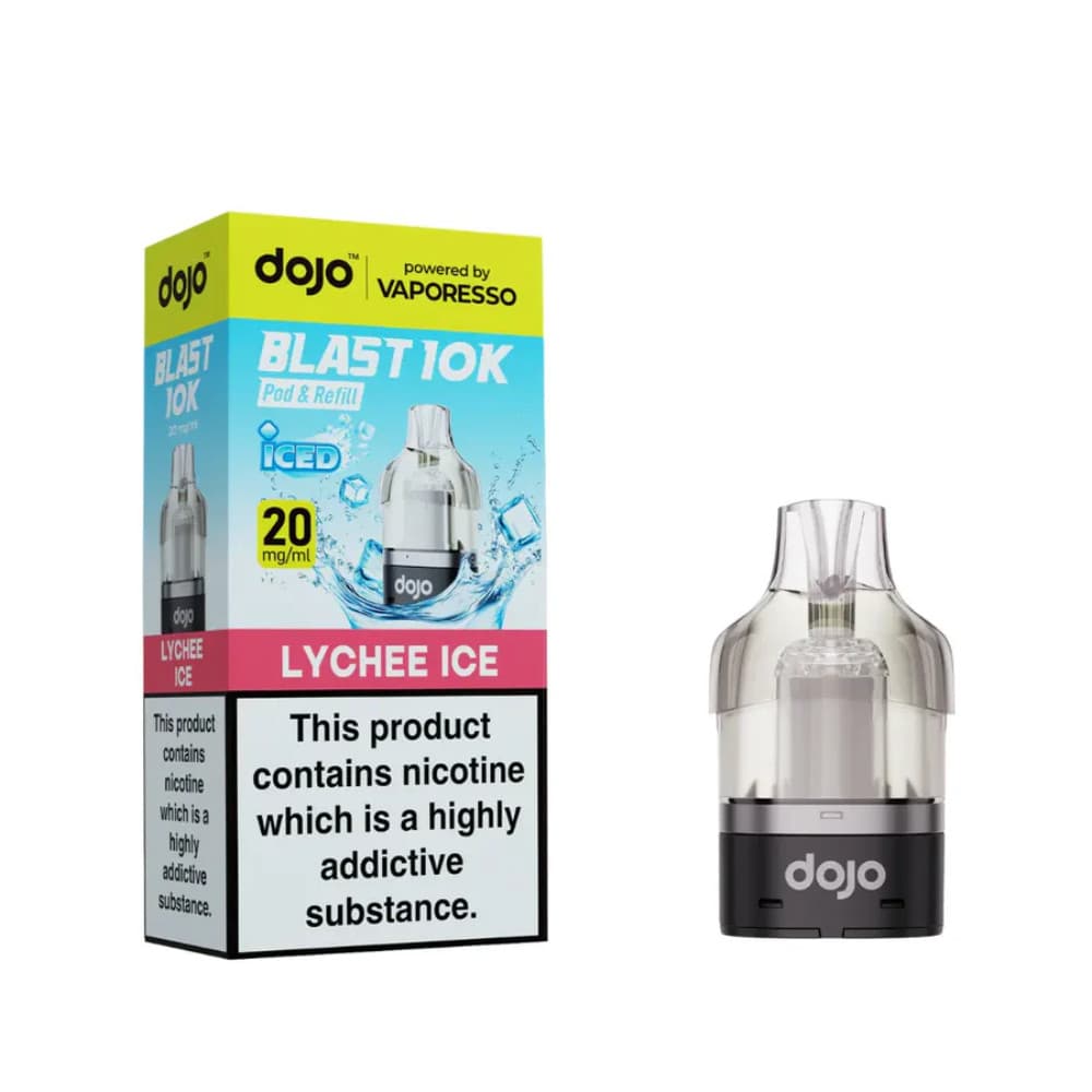  Lychee Ice Vaporesso Dojo Blast 10K Pods Pack of 5