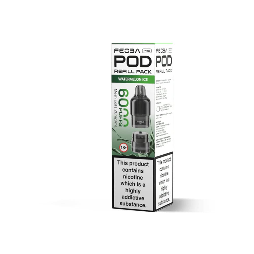  Watermelon Ice Feoba Pro Plus 6000 Pods Pack of 5