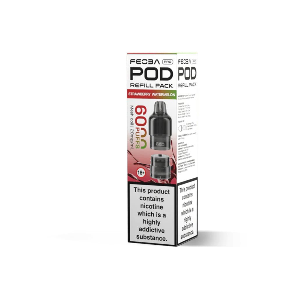  Strawberry Watermelon Feoba Pro Plus 6000 Pods Pack of 5