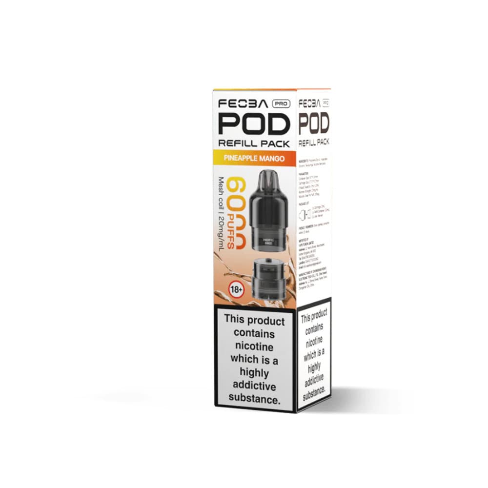  Pineapple Mango Feoba Pro Plus 6000 Pods Pack of 5