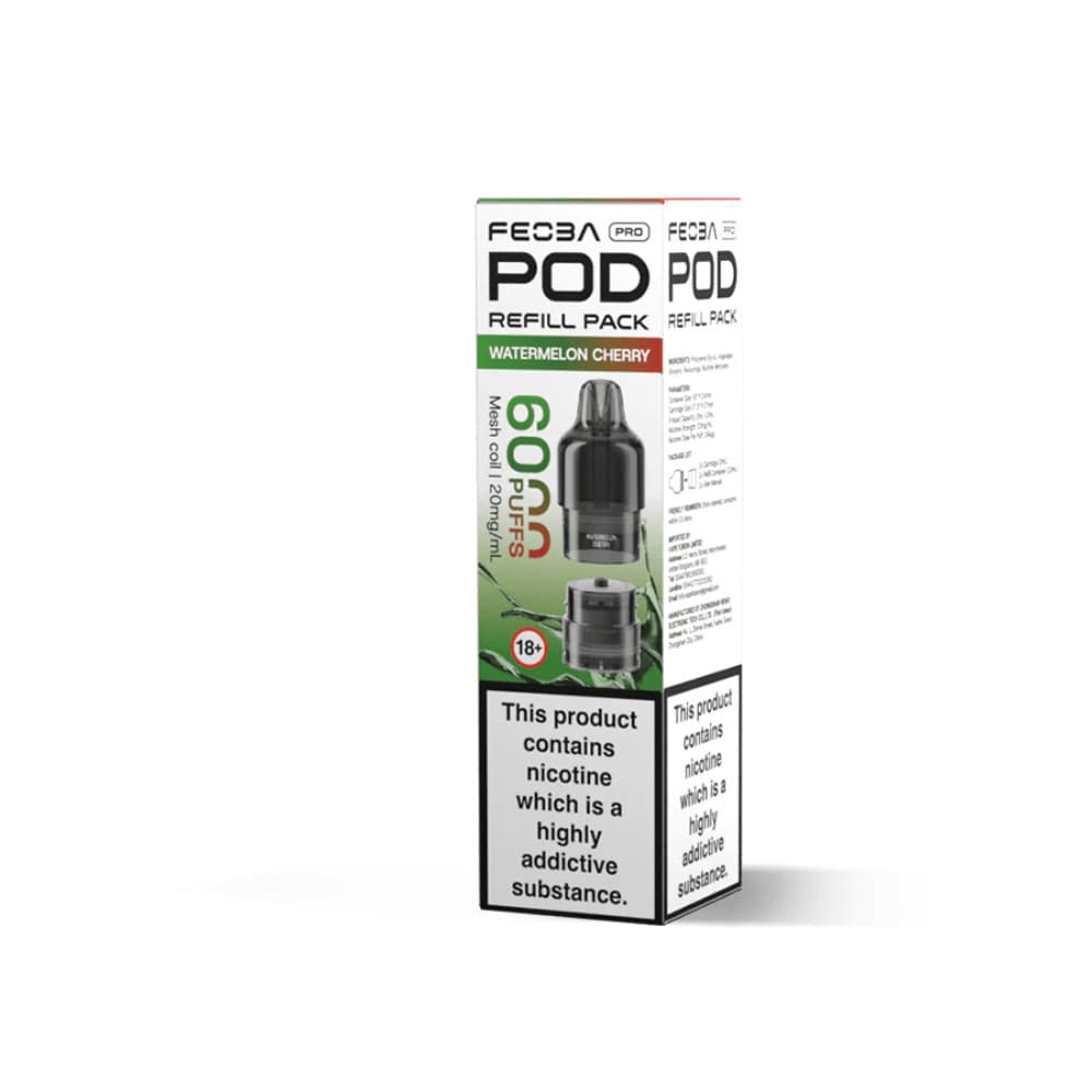  Watermelon Cherry Feoba Pro Plus 6000 Pods Pack of 5