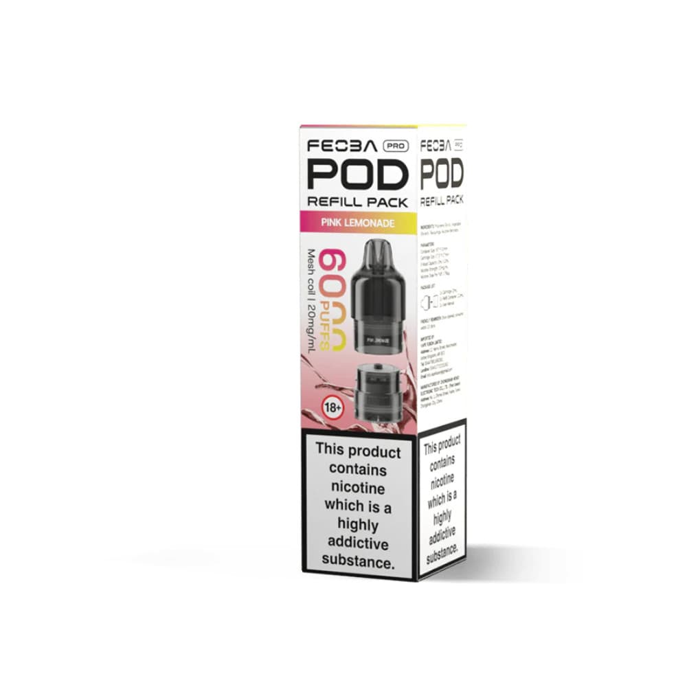  Pink Lemonade Feoba Pro Plus 6000 Pods Pack of 5