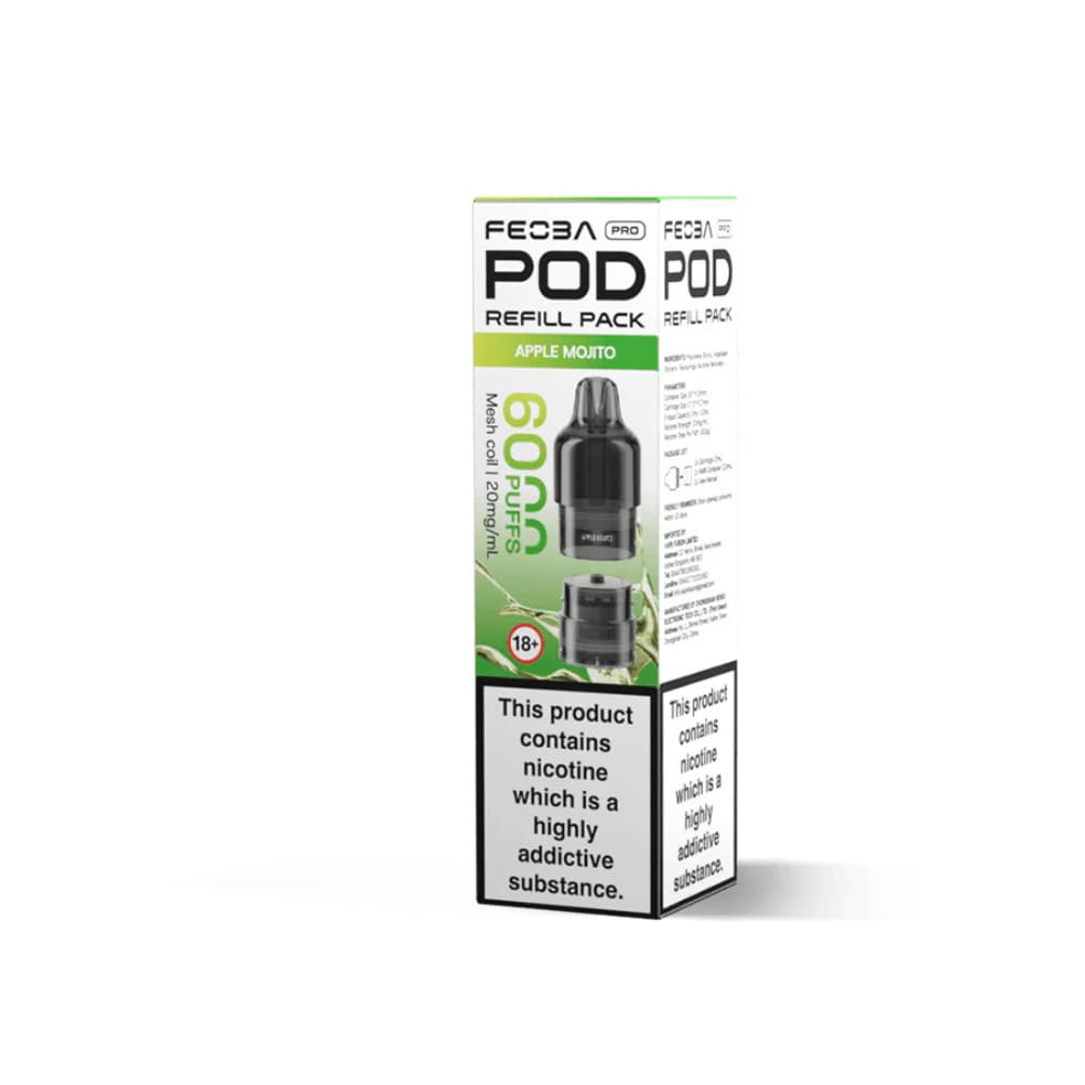  Apple Mojito Feoba Pro Plus 6000 Pods Pack of 5