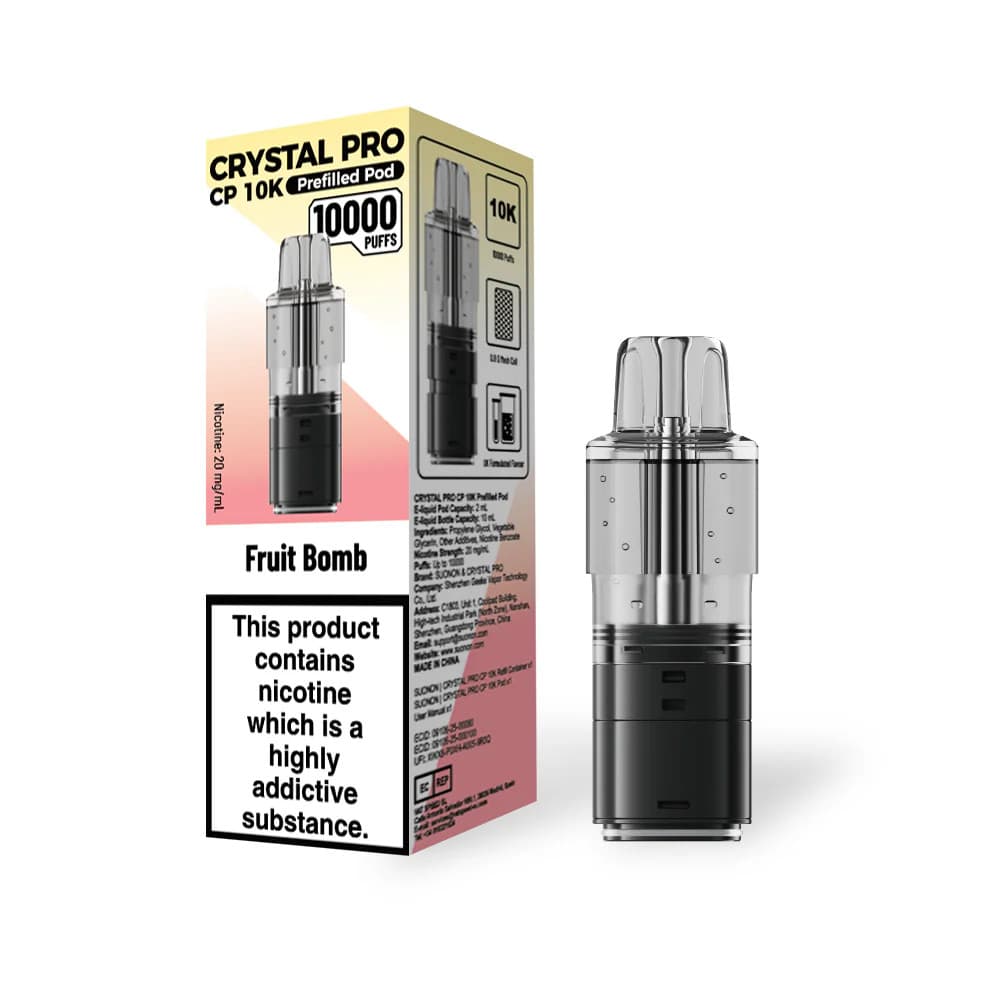  Fruit Bomb Crystal Pro CP 10k Pods Pack of 5